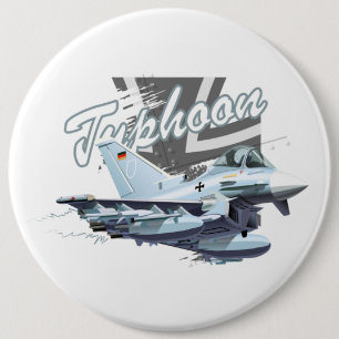 Cartoon Flugzeug Button