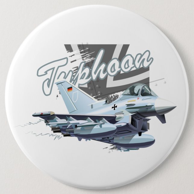 Cartoon Flugzeug Button (Vorderseite)