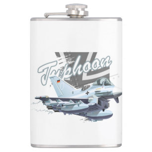 Cartoon Flugzeug Flachmann