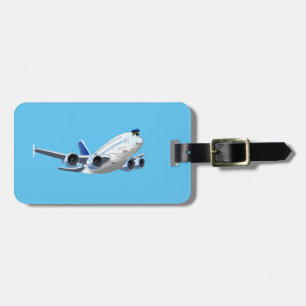 Cartoon Flugzeug Gepäckanhänger