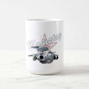 Cartoon-Flugzeug Kaffeetasse