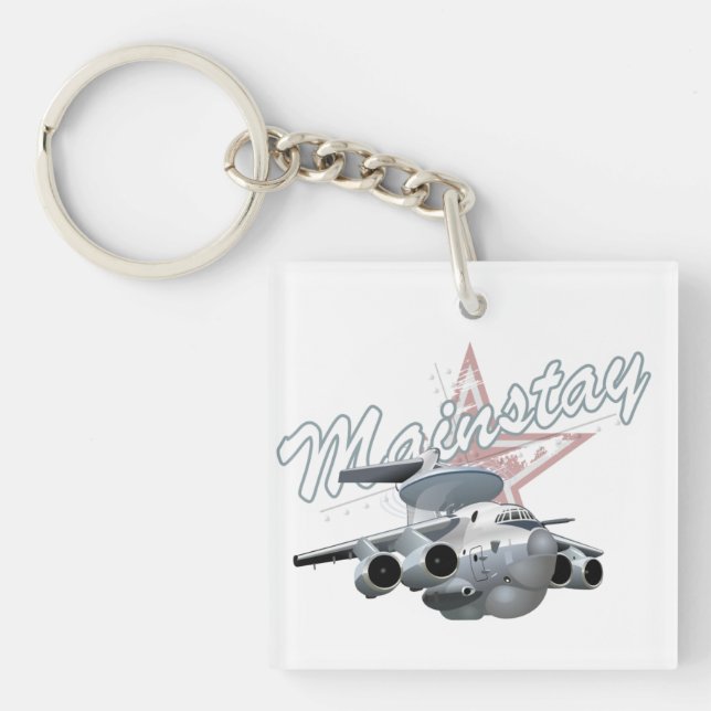 Cartoon-Flugzeug Schlüsselanhänger (Vorderseite)