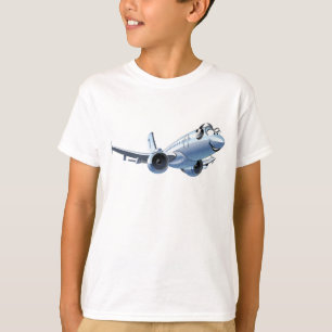Cartoon Flugzeug T-Shirt