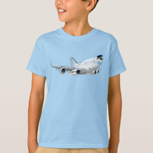 Cartoon Flugzeug T-Shirt