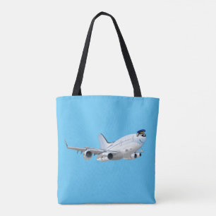 Cartoon Flugzeug Tasche