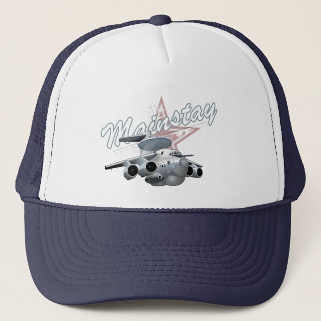 Cartoon-Flugzeug Truckerkappe (Vorderseite)