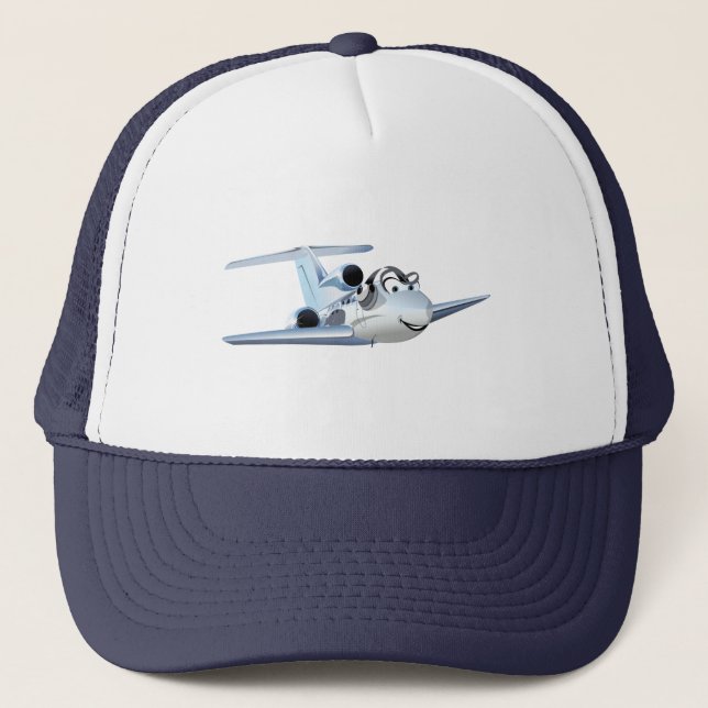 Cartoon Flugzeug Truckerkappe (Vorderseite)