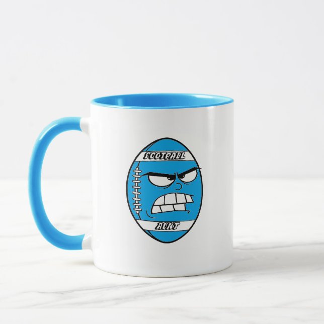 Cartoon Football Tasse für Ihre Tante (Links)