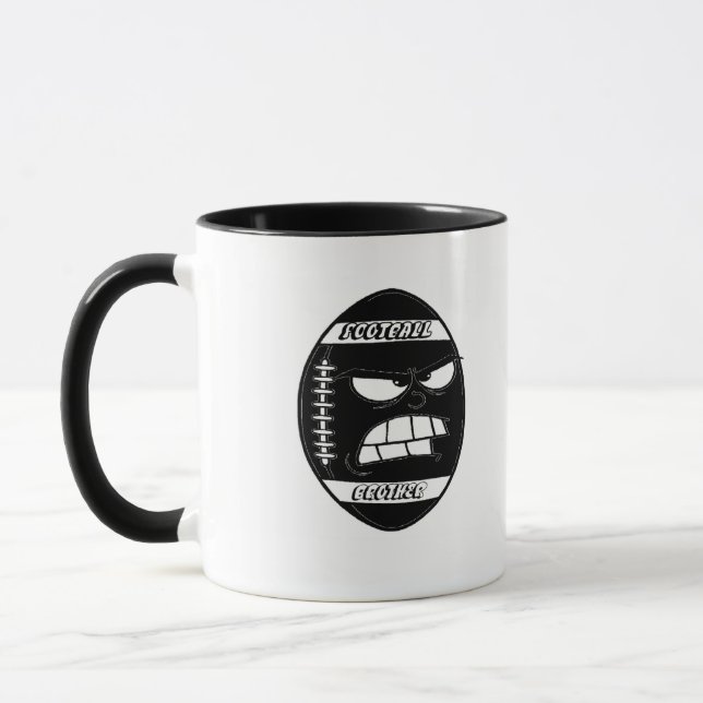 Cartoon Football-Tasse für Ihren Bruder Tasse (Links)