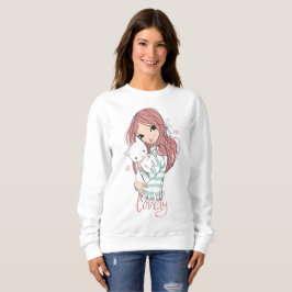 Cartoon Frauen-Hemden Sweatshirt