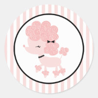 Cartoon French Poodle