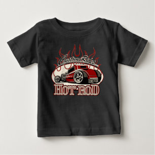 Cartoon frisierte Auto Baby T-shirt