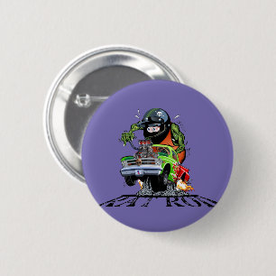 Cartoon frisierte Auto Button