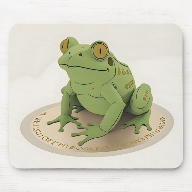Cartoon Frog Mouse Pad Mousepad (Vorne)