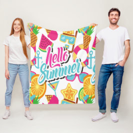 Cartoon Frucht Fleece Blanket