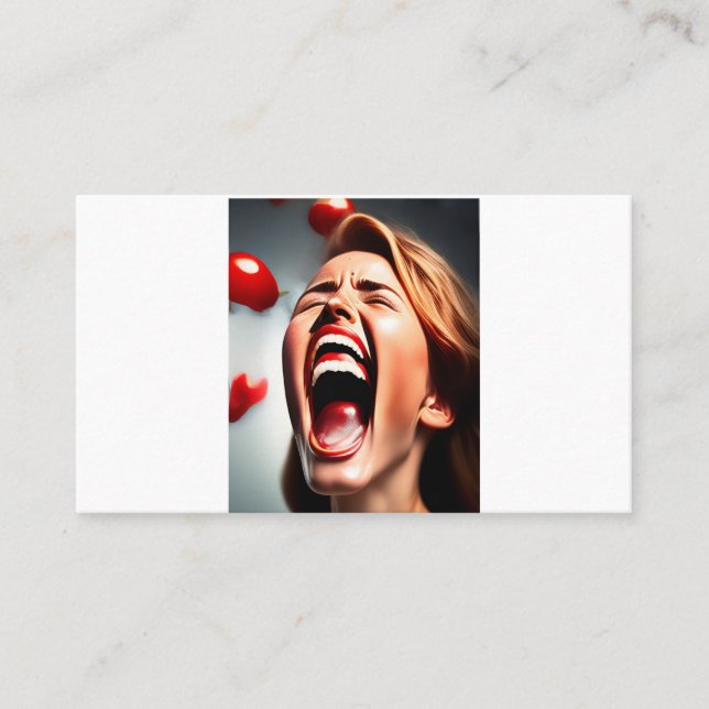 Cartoon Funny Design Visitenkarte (Vorderseite)