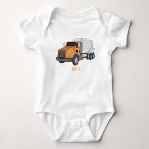 Cartoon für Betonmischer Baby Strampler