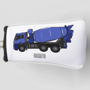 Cartoon für Betonmischfahrzeuge Golf Headcover