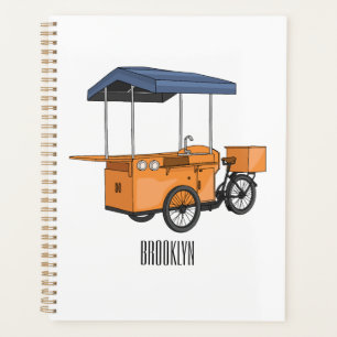 Cartoon für Bike-Food-Karren Planer
