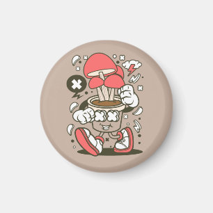 Cartoon für coole Pinselspitzen Magnet