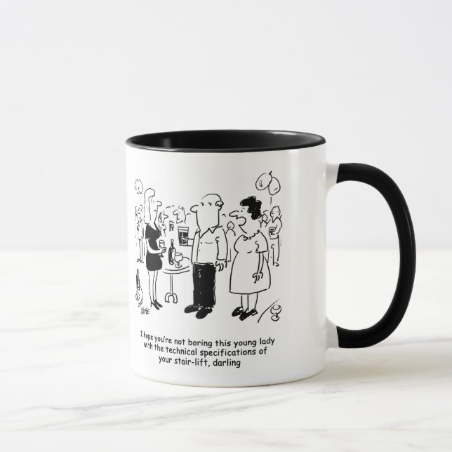 Cartoon für den Treppenlift. Tasse (Rechts)