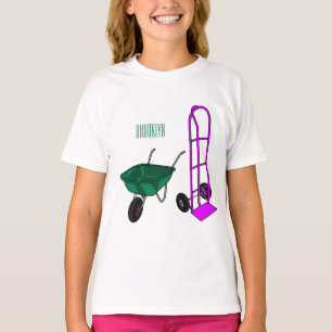 Cartoon für die Schubkarre und den Handwagen T-Shirt