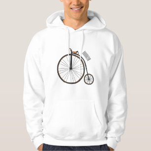 Cartoon für Fahrräder Hoodie