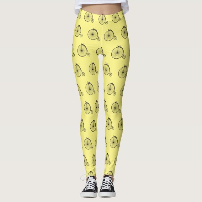 Cartoon für Fahrräder Leggings (Vorderseite)