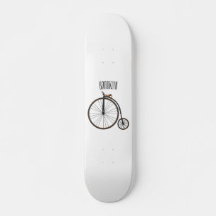 Cartoon für Fahrräder Skateboard