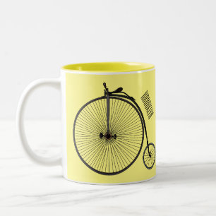Cartoon für Fahrräder Zweifarbige Tasse