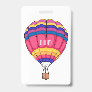 Cartoon für Heißluftballon Ausweis