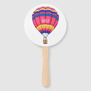 Cartoon für Heißluftballon Fächer