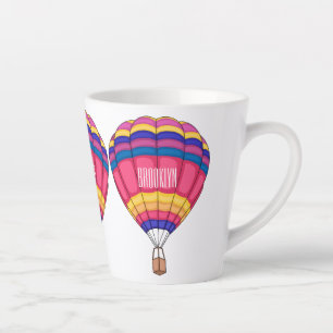 Cartoon für Heißluftballon Milchtasse