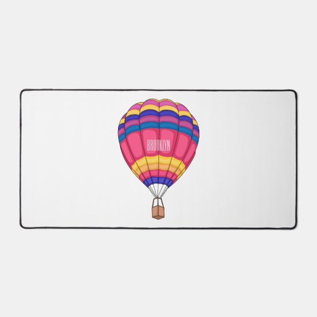 Cartoon für Heißluftballon Schreibtischunterlage (Vorderseite)