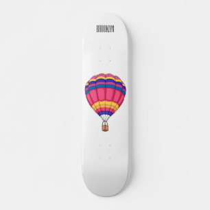 Cartoon für Heißluftballon Skateboard