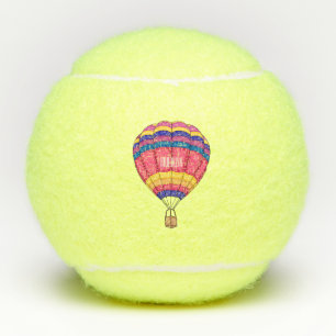 Cartoon für Heißluftballon Tennisbälle