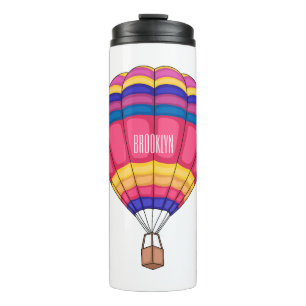 Cartoon für Heißluftballon Thermosbecher