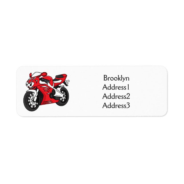 Cartoon für niedliche Motorräder (Vorne)