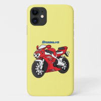 Cartoon für niedliche Motorräder