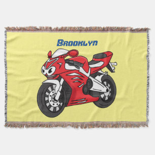 Cartoon für niedliche Motorräder Decke