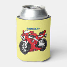 Cartoon für niedliche Motorräder