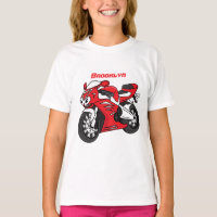 Cartoon für niedliche Motorräder