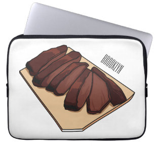 Cartoon für Rindenbrust Laptopschutzhülle