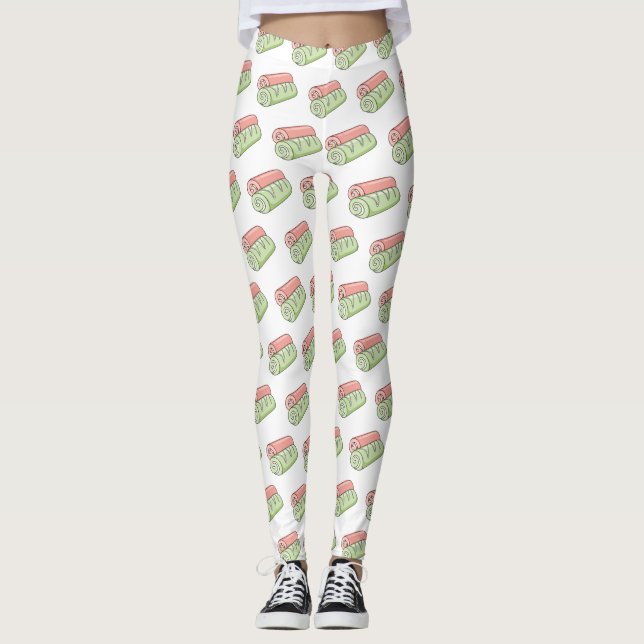 Cartoon für Rollen/Rollen Leggings (Vorderseite)