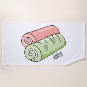 Cartoon für Rollen/Rollen Strandtuch