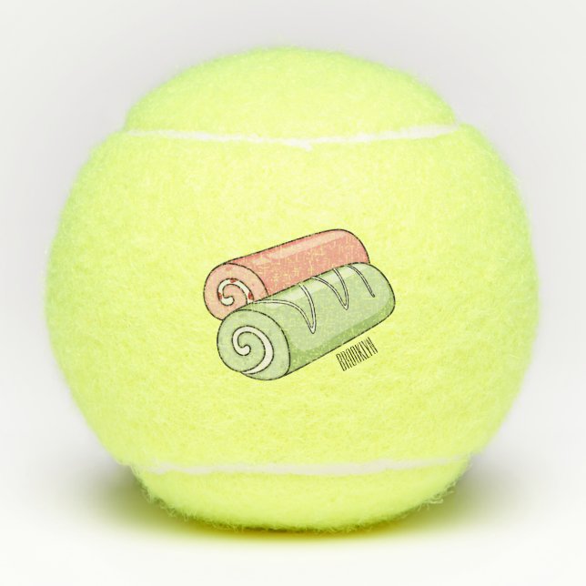 Cartoon für Rollen/Rollen Tennisbälle (Vorderseite)