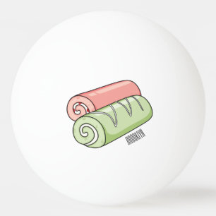 Cartoon für Rollen/Rollen Tischtennisball