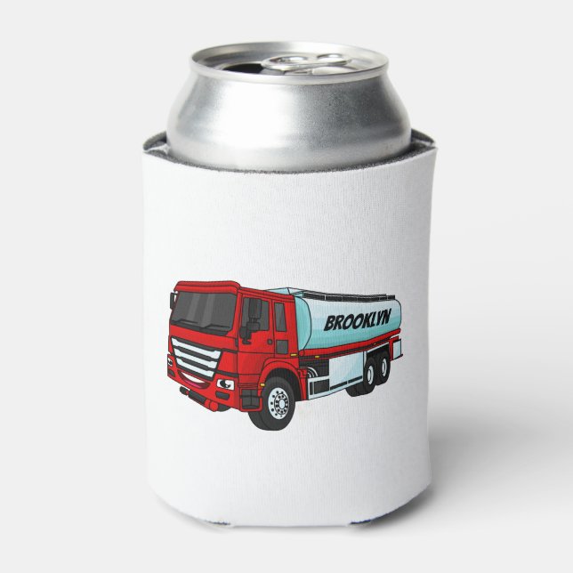 Cartoon für Tankwagen Dosenkühler (Kanne Vorderseite)