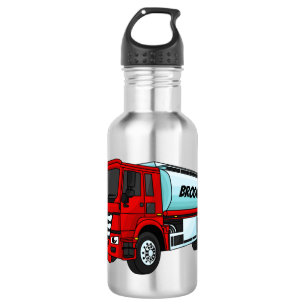 Cartoon für Tankwagen Edelstahlflasche