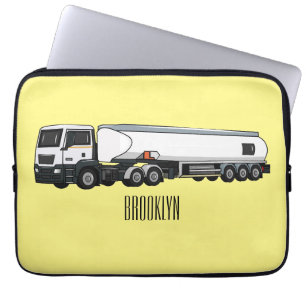 Cartoon für Tankwagen Laptopschutzhülle